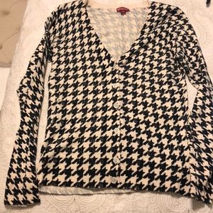 Houndstooth cardigan